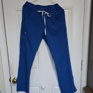 Figs Royal Blue Yola Skinny Pants